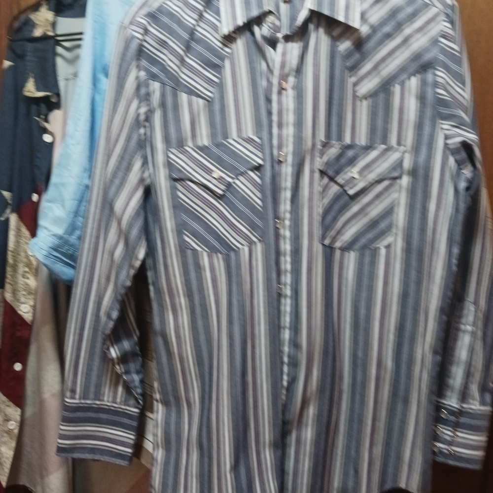 Women's Striped Button Down Shirt
